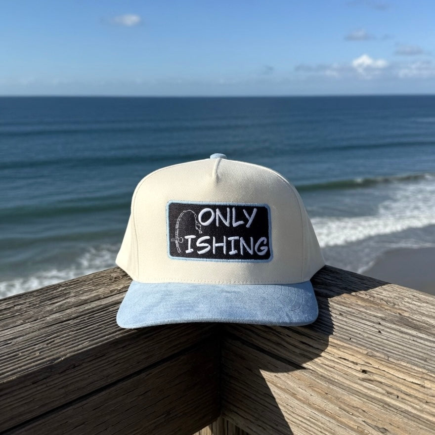 Sky Blue Only Fishing Hat